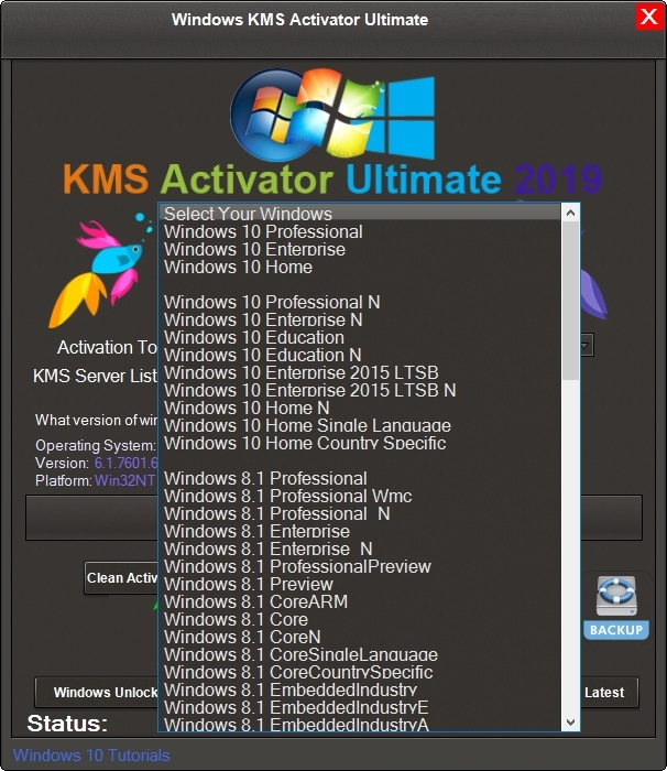 kms activator rar password